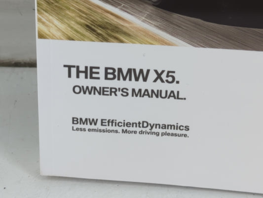 2010 Bmw X5 Owners Manual Book Guide P/N:01 40 2 916 625 OEM Used Auto Parts