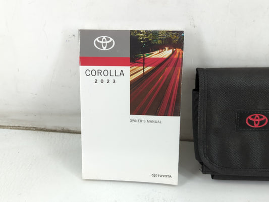 2023 Toyota Corolla Owners Manual Book Guide P/N:01999-02695 OEM Used Auto Parts