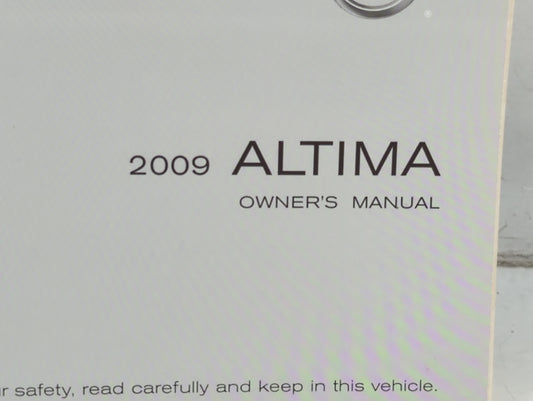 2009 Nissan Altima Owners Manual Book Guide P/N:OM9E-0L32U1 OEM Used Auto Parts