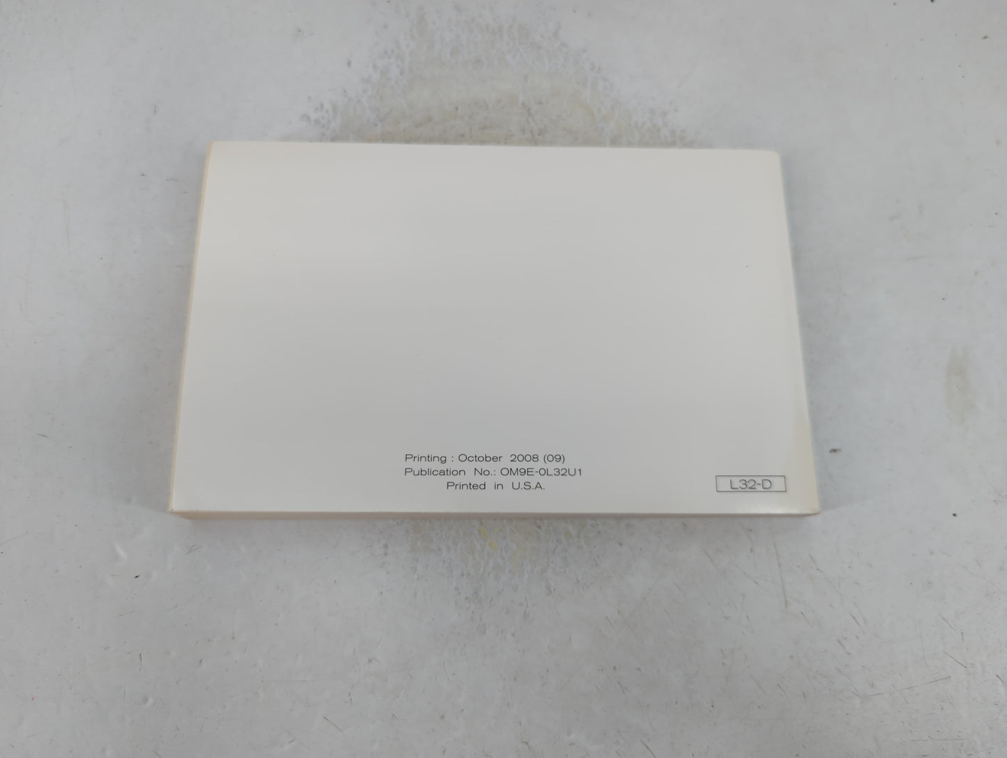 2009 Nissan Altima Owners Manual Book Guide P/N:OM9E-0L32U1 OEM Used Auto Parts