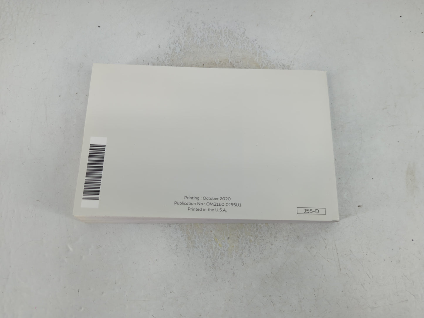 2021 Infiniti Qx50 Owners Manual Book Guide P/N:OM21E0 0J55U1 OEM Used Auto Parts