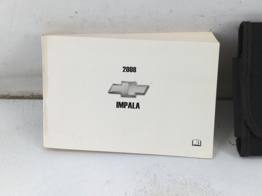 2008 Chevrolet Impala Owners Manual Book Guide P/N:15863019 B OEM Used Auto Parts