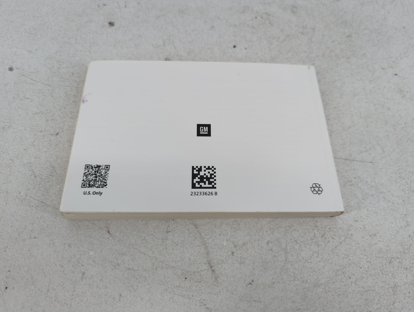 2017 Gmc Terrain Owners Manual Book Guide P/N:23233626 B OEM Used Auto Parts