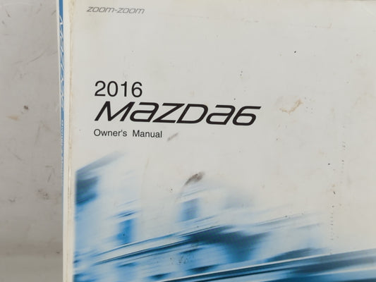 2016 Mazda 6 Owners Manual Book Guide P/N:8EA2-EA-14K OEM Used Auto Parts