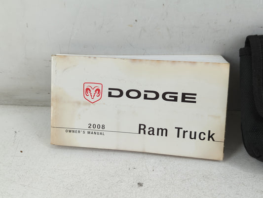 2008 Dodge Ram 1500 Owners Manual Book Guide P/N:81-326-0827 OEM Used Auto Parts