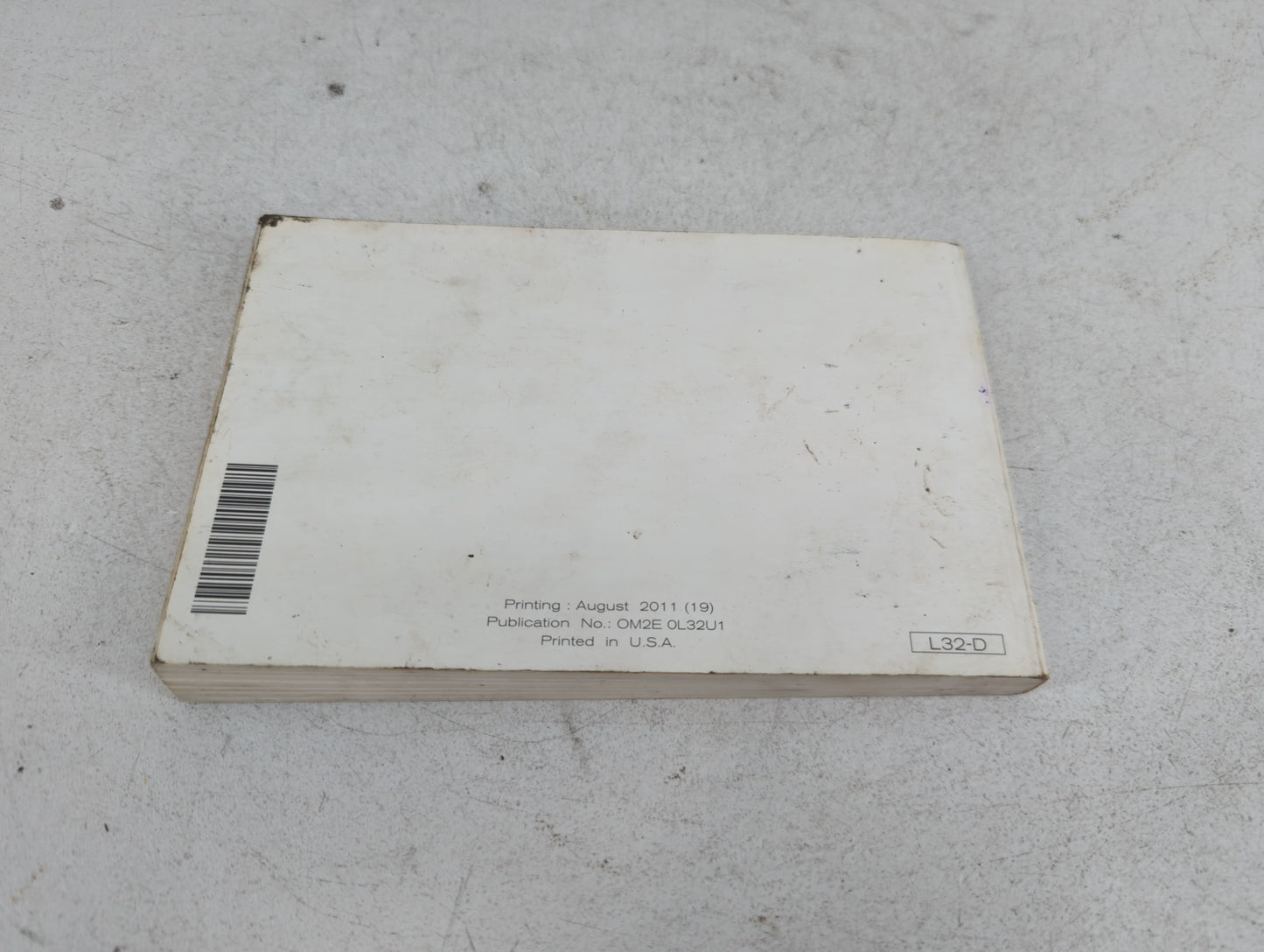 2012 Nissan Altima Owners Manual Book Guide P/N:OM2E 0L32U1 OEM Used Auto Parts