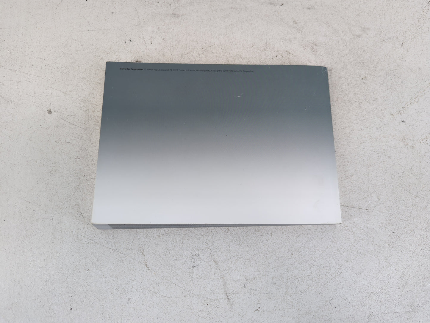 2014 Volvo S60 Owners Manual Book Guide P/N:15924 OEM Used Auto Parts