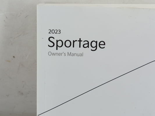 2023 Kia Sportage Owners Manual Book Guide P/N:PGY0-EU33I OEM Used Auto Parts