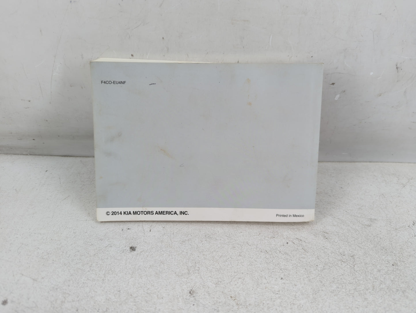 2015 Kia Optima Owners Manual Book Guide P/N:F4CO-EU4NF OEM Used Auto Parts