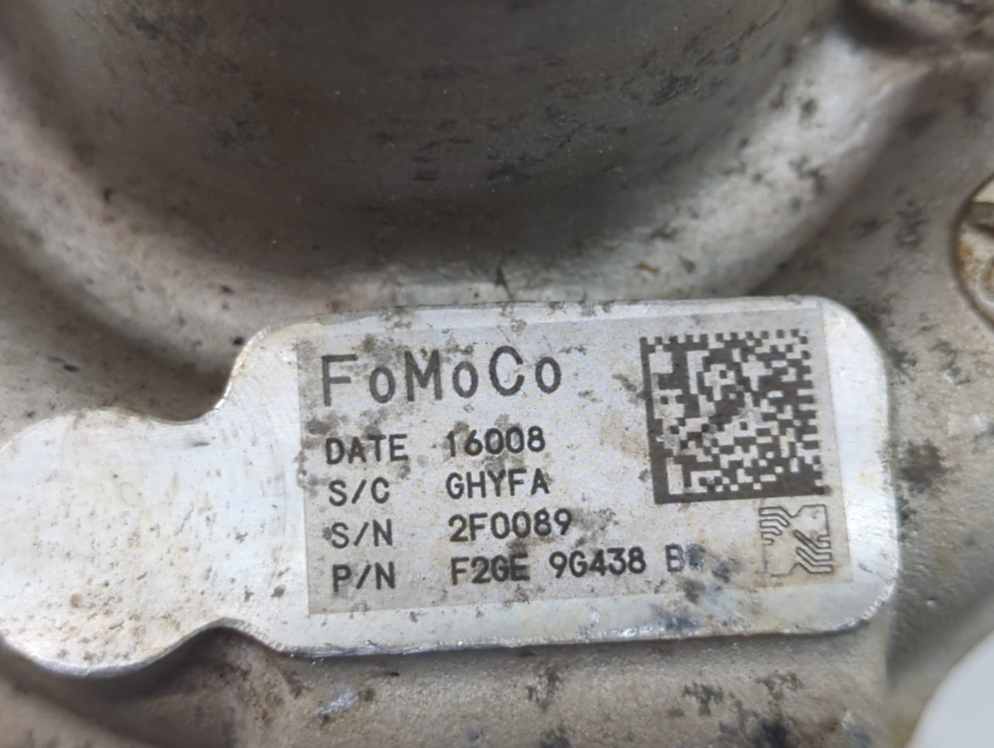 2015 Ford Edge Turbocharger Turbo Charger Super Charger Supercharger