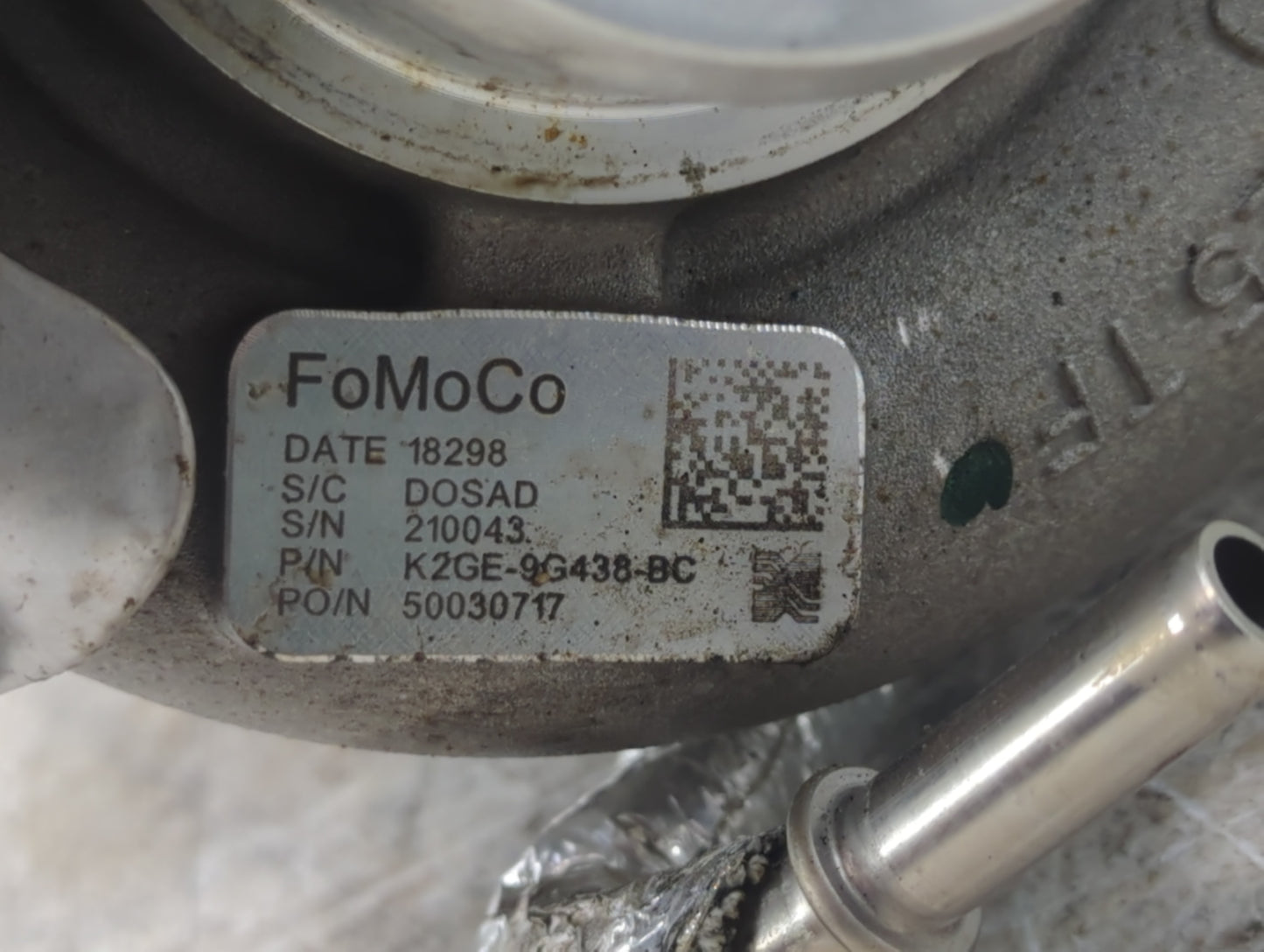2019 Ford Edge Turbocharger Turbo Charger Super Charger Supercharger - Oemusedautoparts1.com