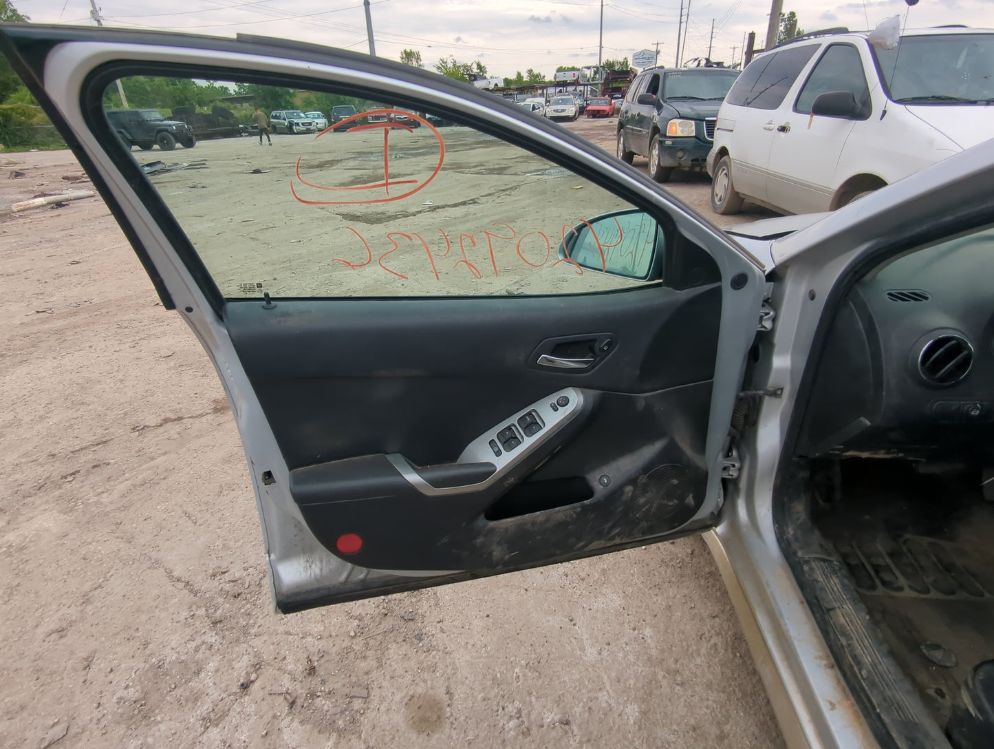 2009 Pontiac G6 Front Left Driver Interior Door Panel Trim