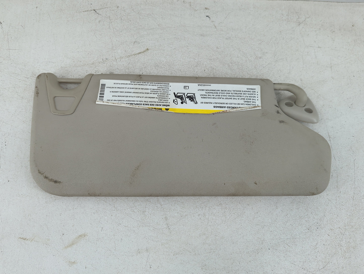 2017 Dodge Journey Sun Visor Shade Replacement Passenger Right Mirror Fits OEM Used Auto Parts - Oemusedautoparts1.com