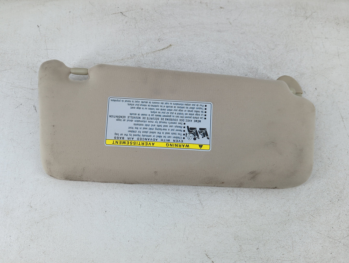 2007-2011 Toyota Camry Sun Visor Shade Replacement Driver Left Mirror Fits Fits 2007 2008 2009 2010 2011 OEM Used Auto Parts