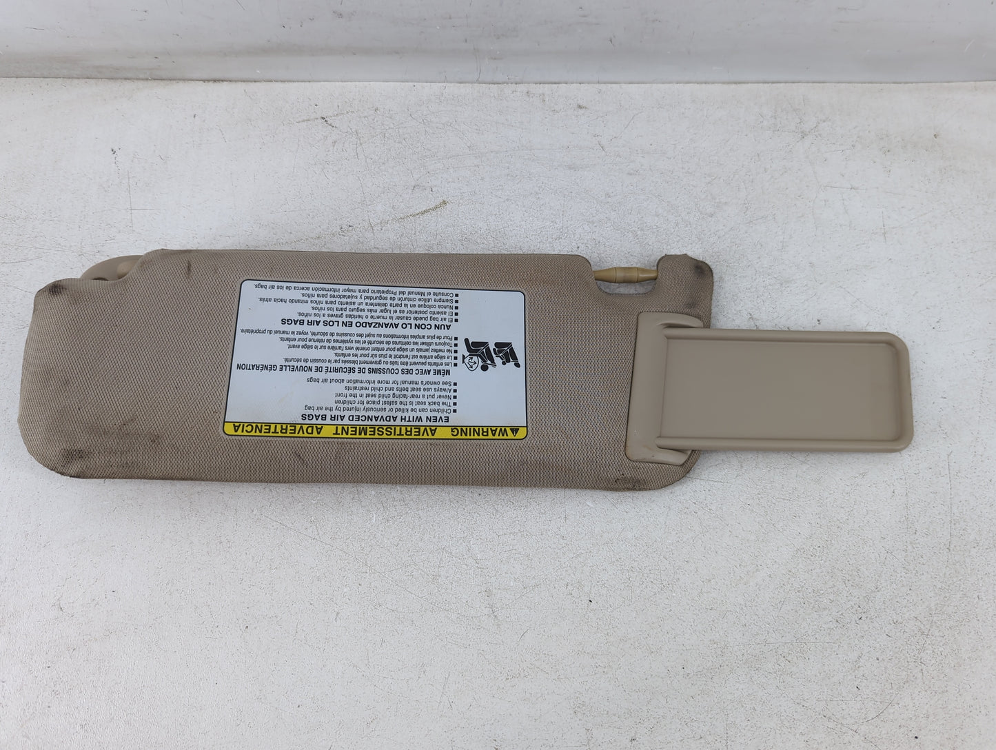 2012-2017 Toyota Camry Sun Visor Shade Replacement Passenger Right Mirror Fits Fits 2012 2013 2014 2015 2016 2017 OEM Used Auto Parts