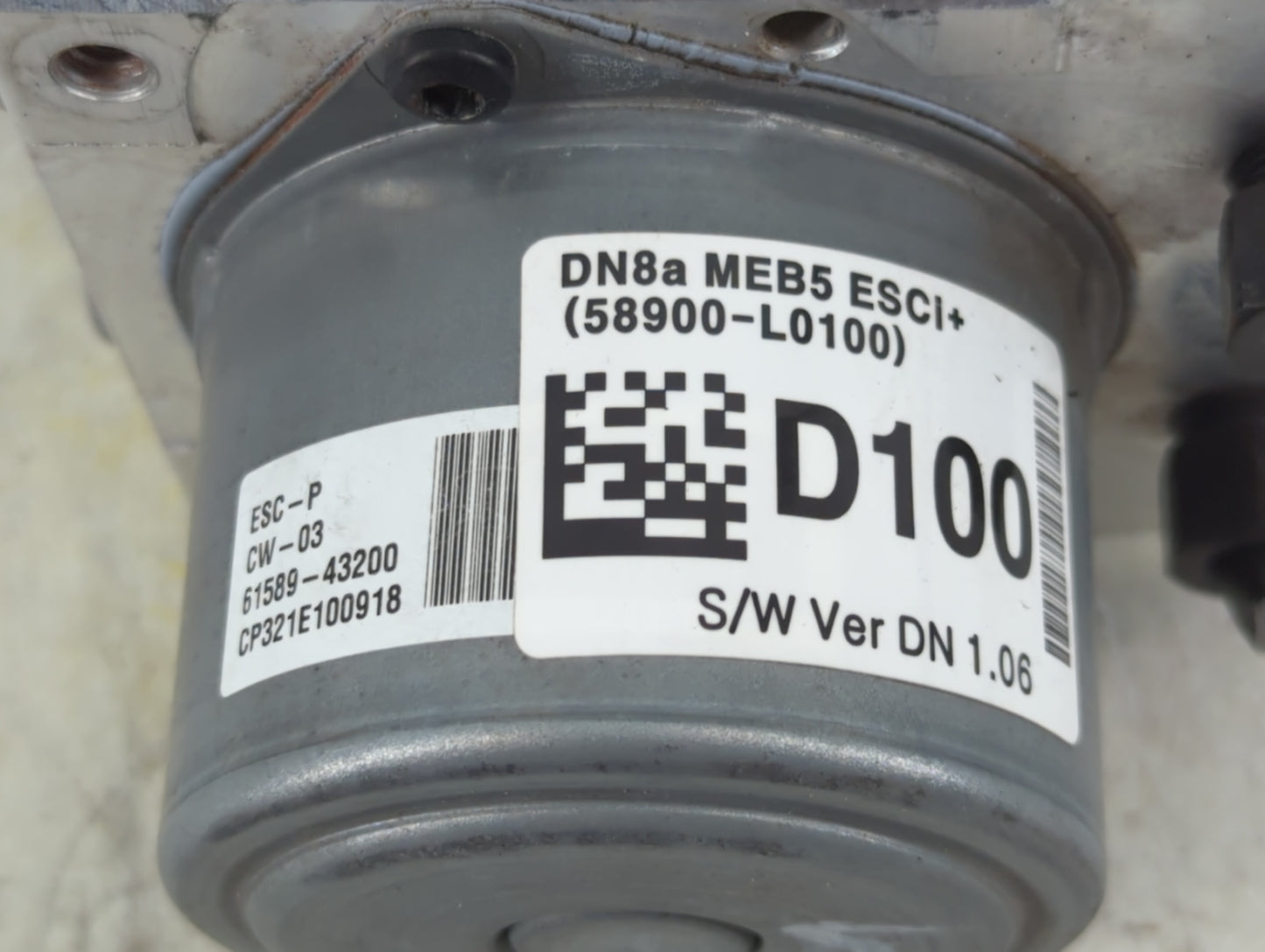 2020-2023 Hyundai Sonata ABS Pump Control Module Replacement P/N:58900-L0100 Fits Fits 2020 2021 2022 2023 OEM Used Auto Parts - Oemusedautoparts1.com