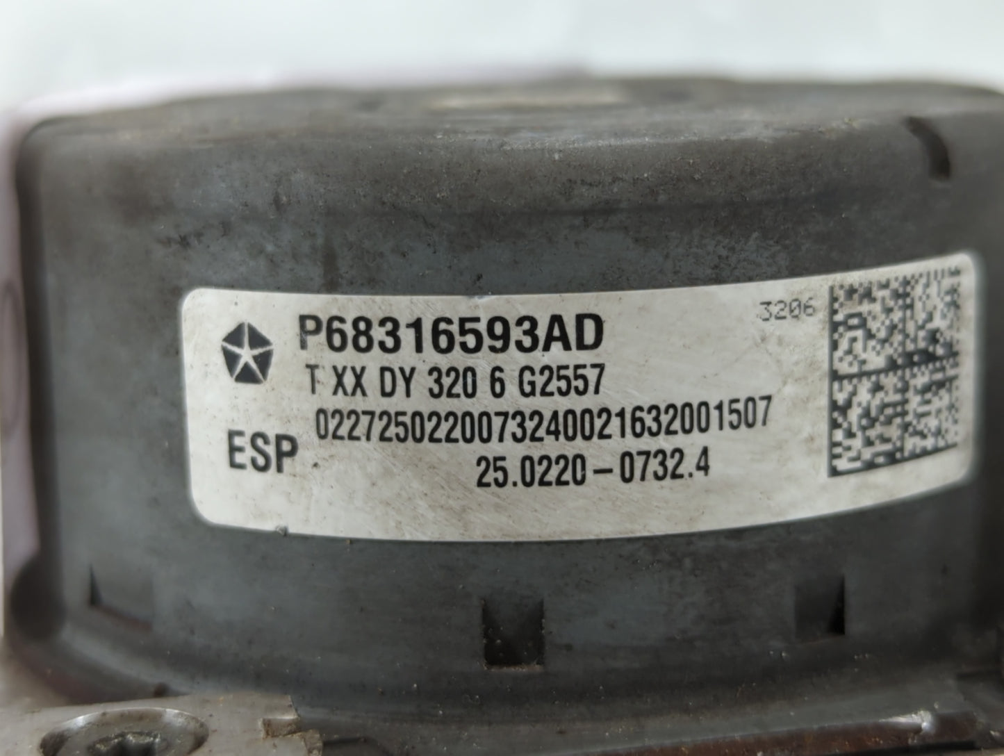 2015-2022 Dodge Charger ABS Pump Control Module Replacement P/N:P68316593AD Fits Fits 2015 2016 2017 2018 2019 2020 2021 2022 OEM Used Auto Parts