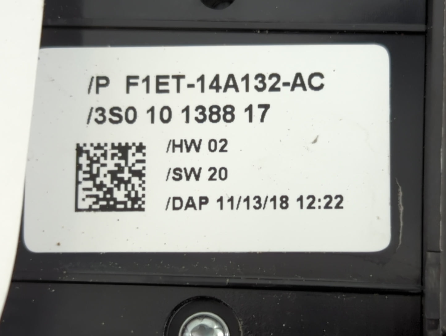 2017-2019 Ford Escape Master Power Window Switch Replacement Driver Side Left P/N:F1ET-14A132-AC Fits OEM Used Auto Parts
