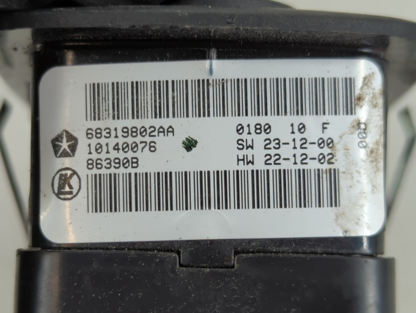 2016-2021 Dodge Durango Master Power Window Switch Replacement Driver Side Left P/N:68319802AA Fits OEM Used Auto Parts - Oemusedautoparts1.com