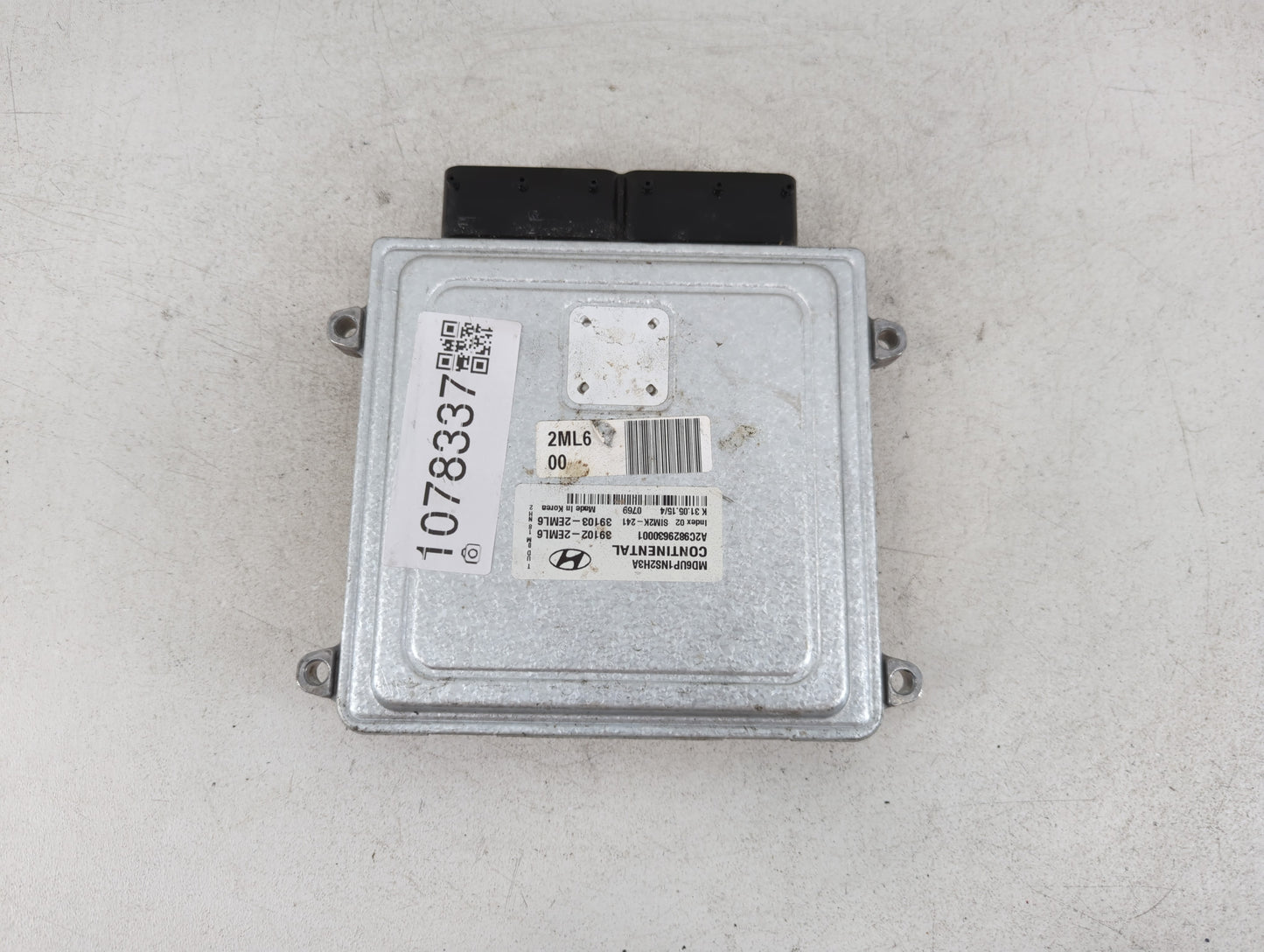 2011-2014 Hyundai Sonata PCM Engine Control Computer ECU ECM PCU OEM P/N:921704B Fits Fits 2011 2012 2013 2014 OEM Used Auto Parts - Oemusedautoparts1.com