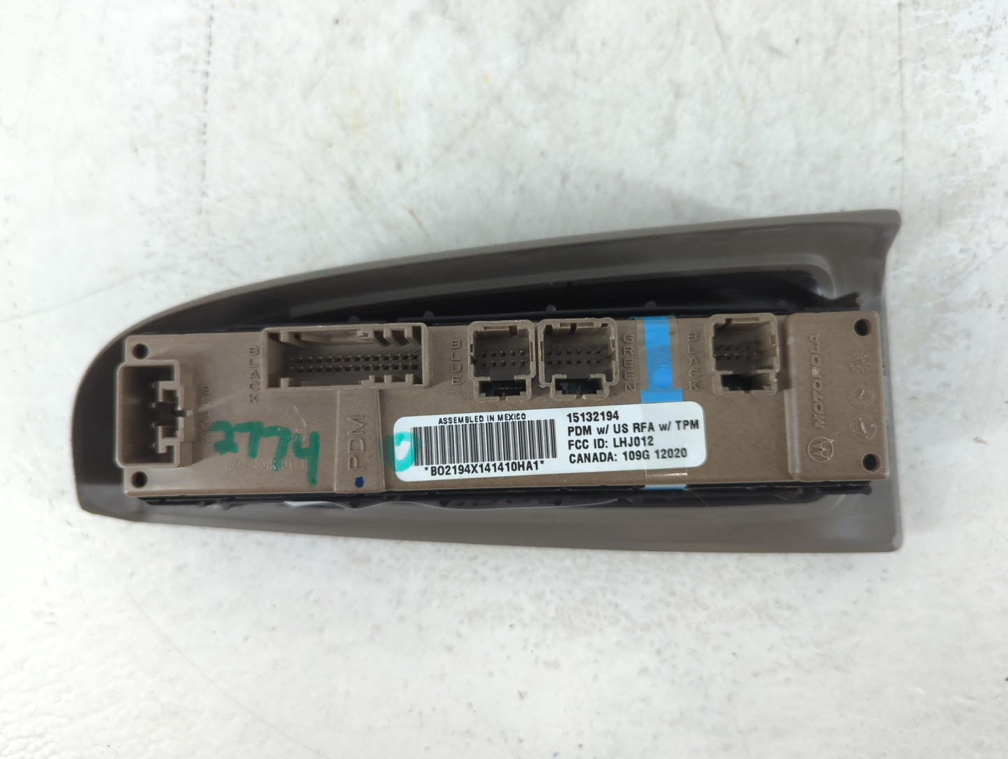 2003-2006 Cadillac Escalade Master Power Window Switch Replacement Driver Side Left P/N:15132194 Fits Fits 2003 2004 2005 2006 OEM Used Auto Parts