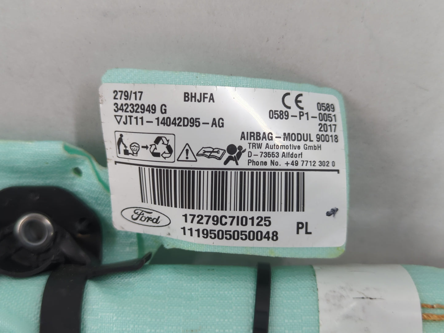 Ford Transit Passenger Curtain Air Bag Oem - Oemusedautoparts1.com