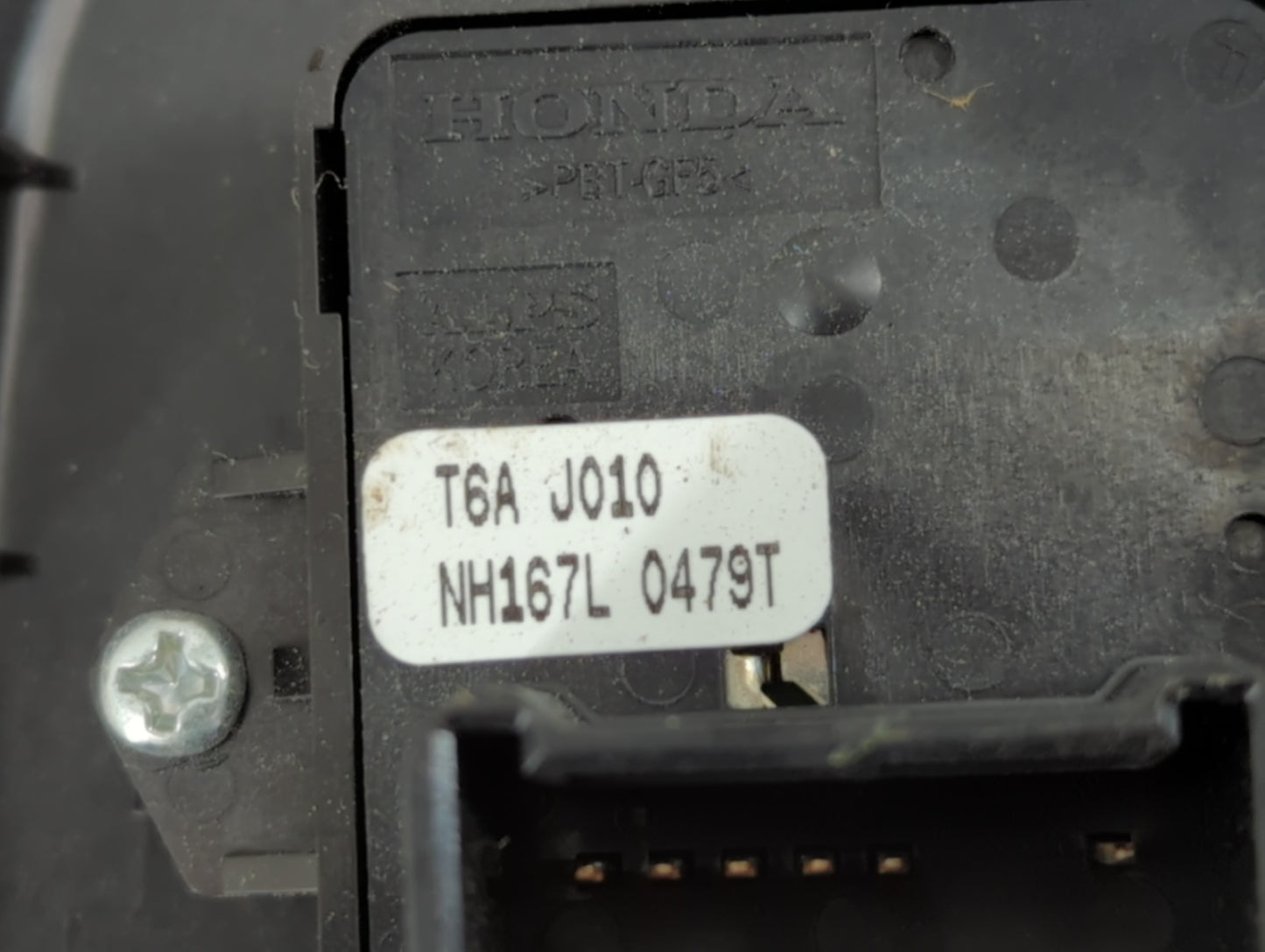 2019-2022 Nissan Altima Master Power Window Switch Replacement Driver Side Left P/N:T6A J010 Fits Fits 2019 2020 2021 2022 OEM Used Auto Parts