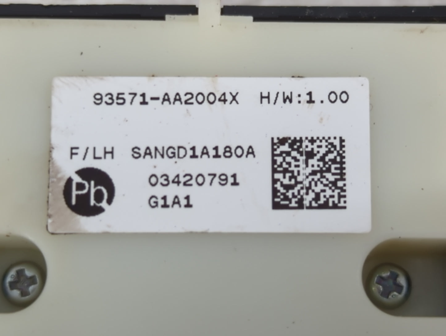 2021-2022 Hyundai Elantra Master Power Window Switch Replacement Driver Side Left P/N:93571-AA2004X Fits Fits 2021 2022 OEM Used Auto Parts