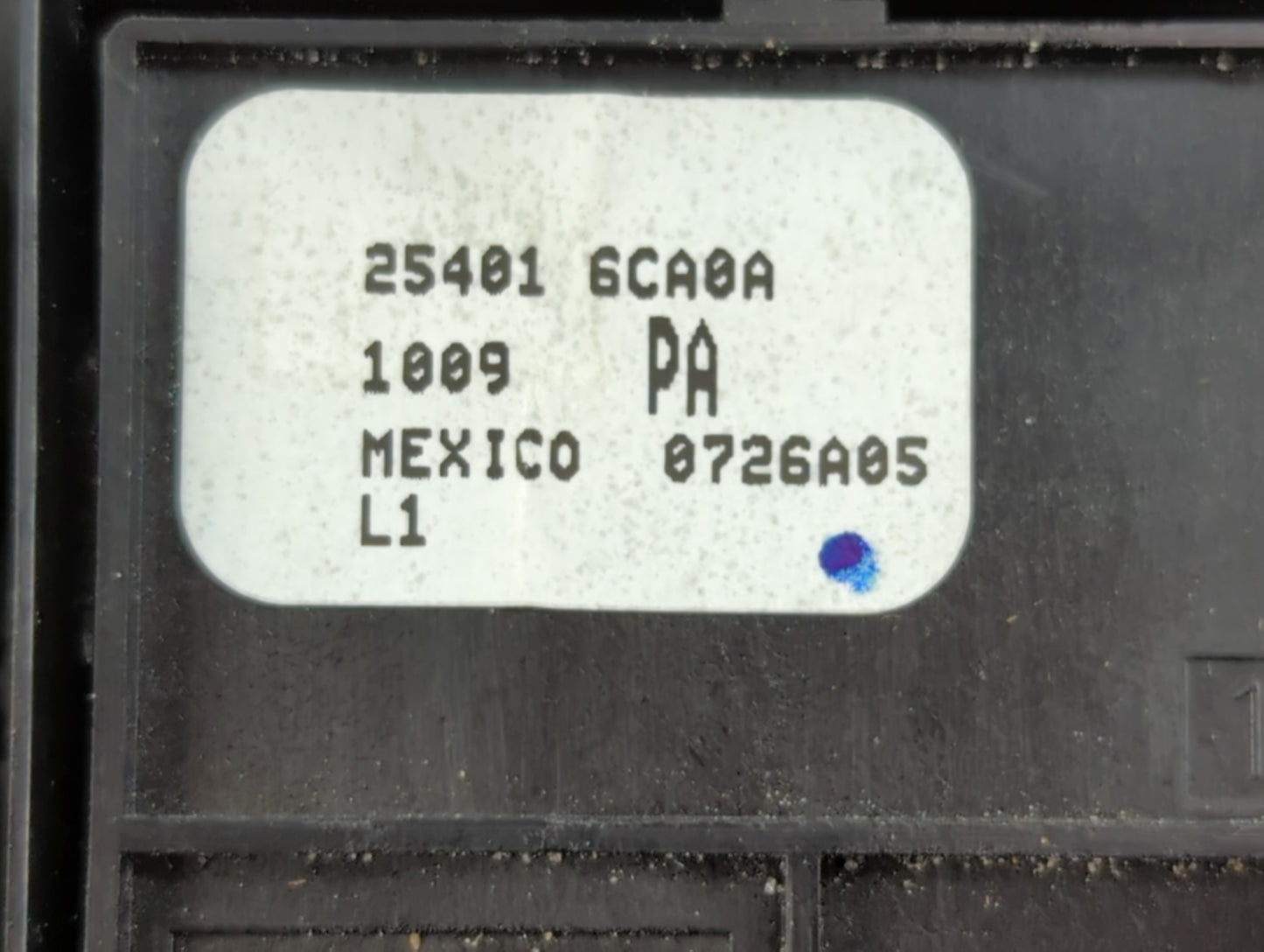 2019-2022 Nissan Altima Master Power Window Switch Replacement Driver Side Left P/N:25401 6CA0A Fits Fits 2018 2019 2020 2021 2022 OEM Used Auto Parts