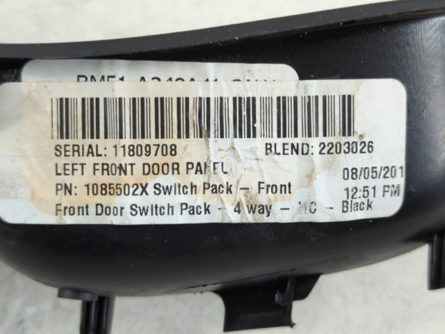 2012-2018 Ford Focus Master Power Window Switch Replacement Driver Side Left P/N:1085502X Fits OEM Used Auto Parts - Oemusedautoparts1.com