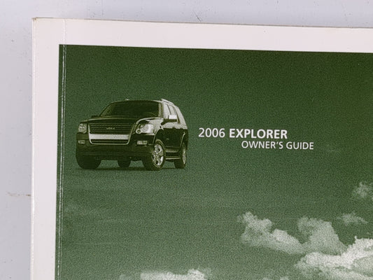 2006 Ford Explorer Owners Manual Book Guide P/N:PM6L2J19A321AA1 OEM Used Auto Parts