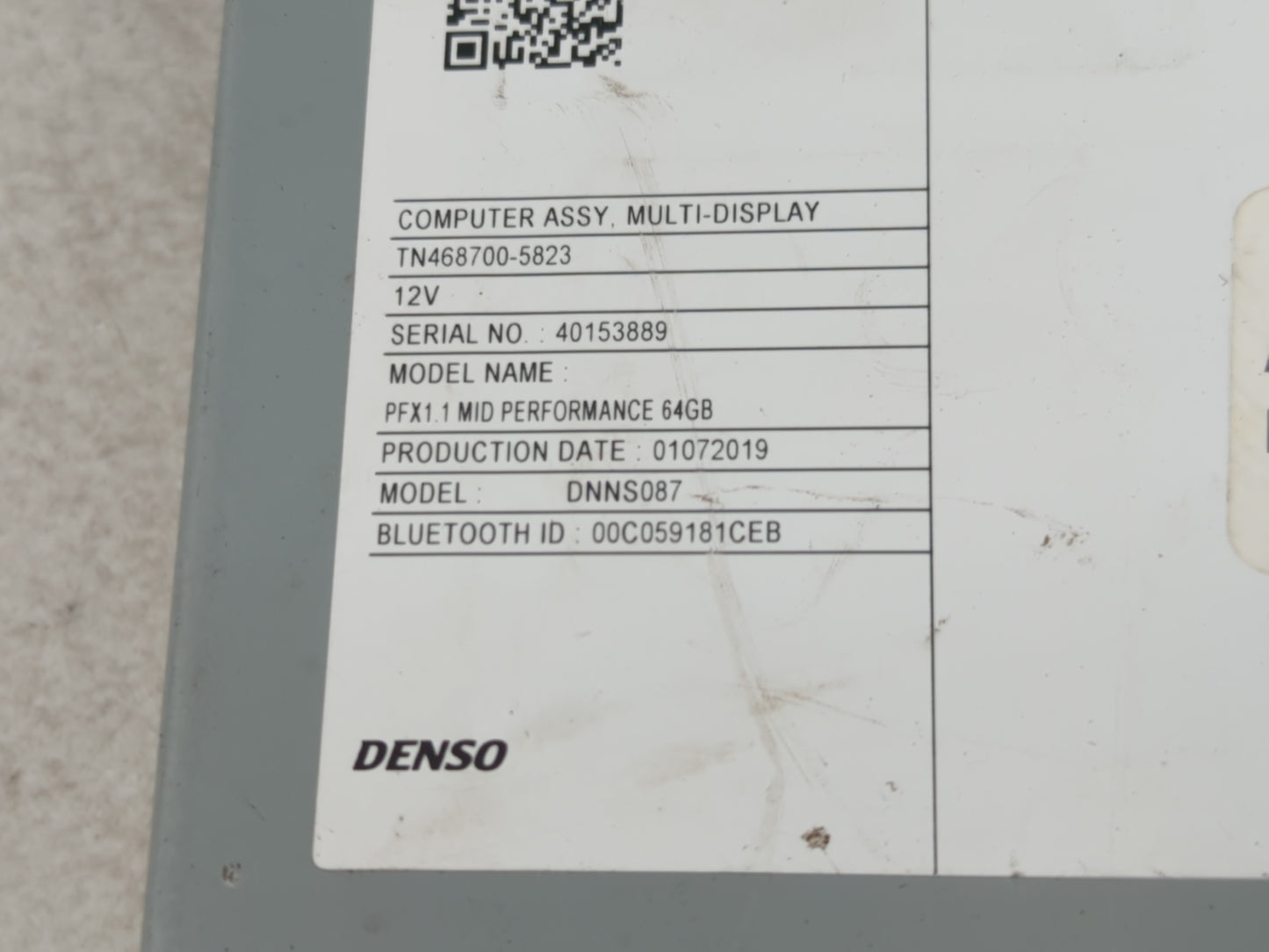 2016-2019 Honda Pilot Radio AM FM Cd Player Receiver Replacement P/N:39540-TG7-A02 Fits Fits 2016 2017 2018 2019 OEM Used Auto Parts - Oemusedautoparts1.com