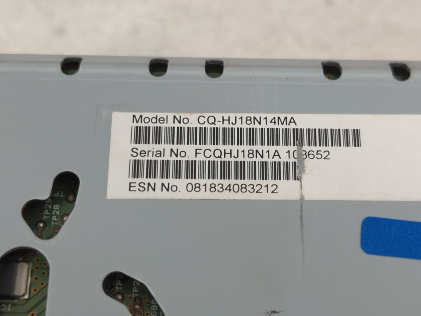 2019-2020 Ford Fusion Radio AM FM Cd Player Receiver Replacement Fits Fits 2019 2020 OEM Used Auto Parts - Oemusedautoparts1.com