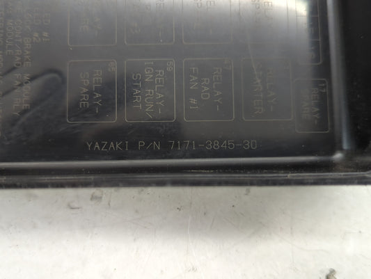 2012-2014 Dodge Charger Fusebox Fuse Box Panel Relay Module P/N:7171-3845-30 Fits Fits 2012 2013 2014 OEM Used Auto Parts