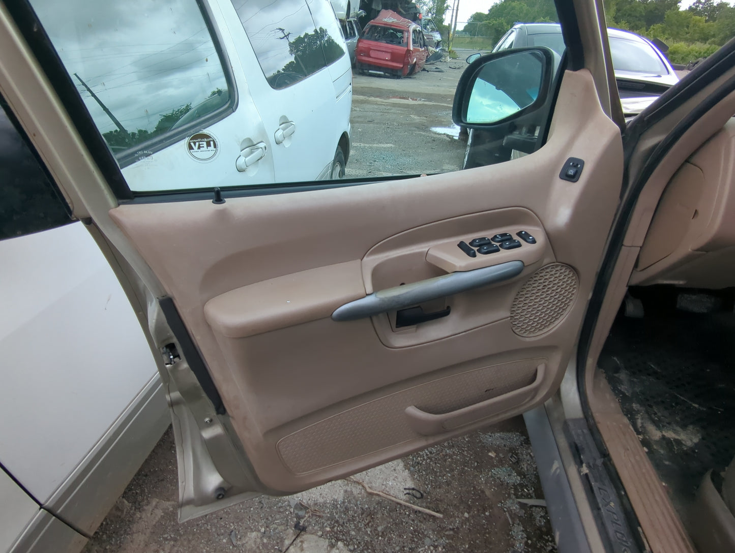 2001 Ford Explorer Sport Trac Front Left Driver Interior Door Panel Trim - Oemusedautoparts1.com