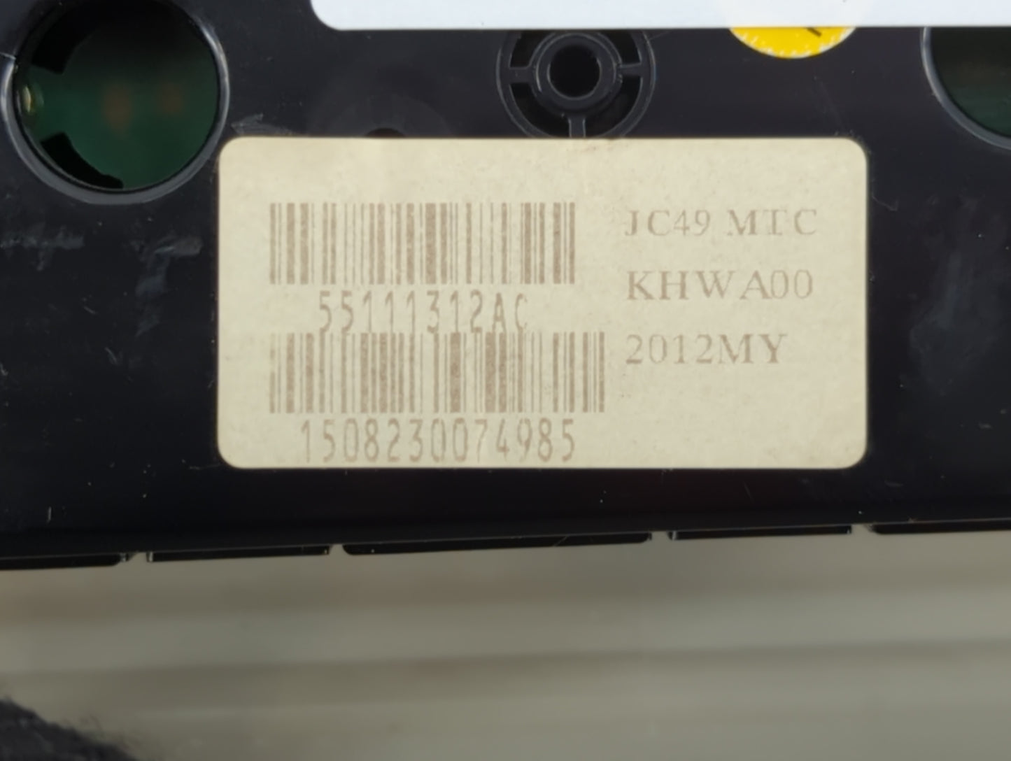 2011-2020 Dodge Journey Climate Control Module Temperature AC/Heater Replacement P/N:55111312AC Fits OEM Used Auto Parts