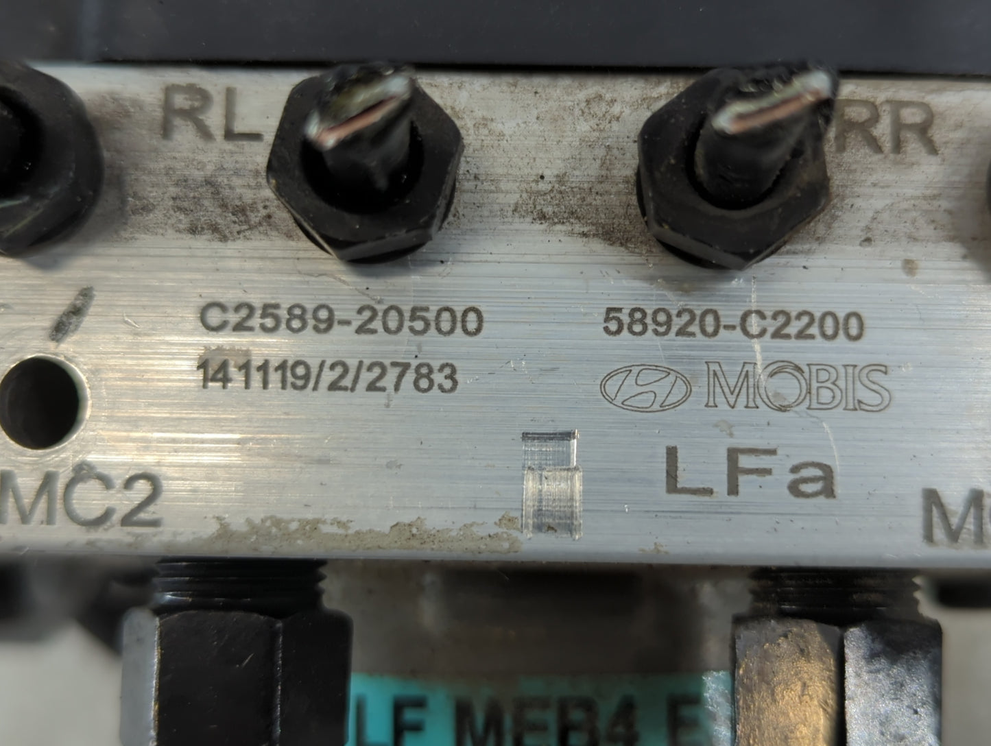 2015-2017 Hyundai Sonata ABS Pump Control Module Replacement P/N:58920-C2200 Fits Fits 2015 2016 2017 OEM Used Auto Parts - Oemusedautoparts1.com