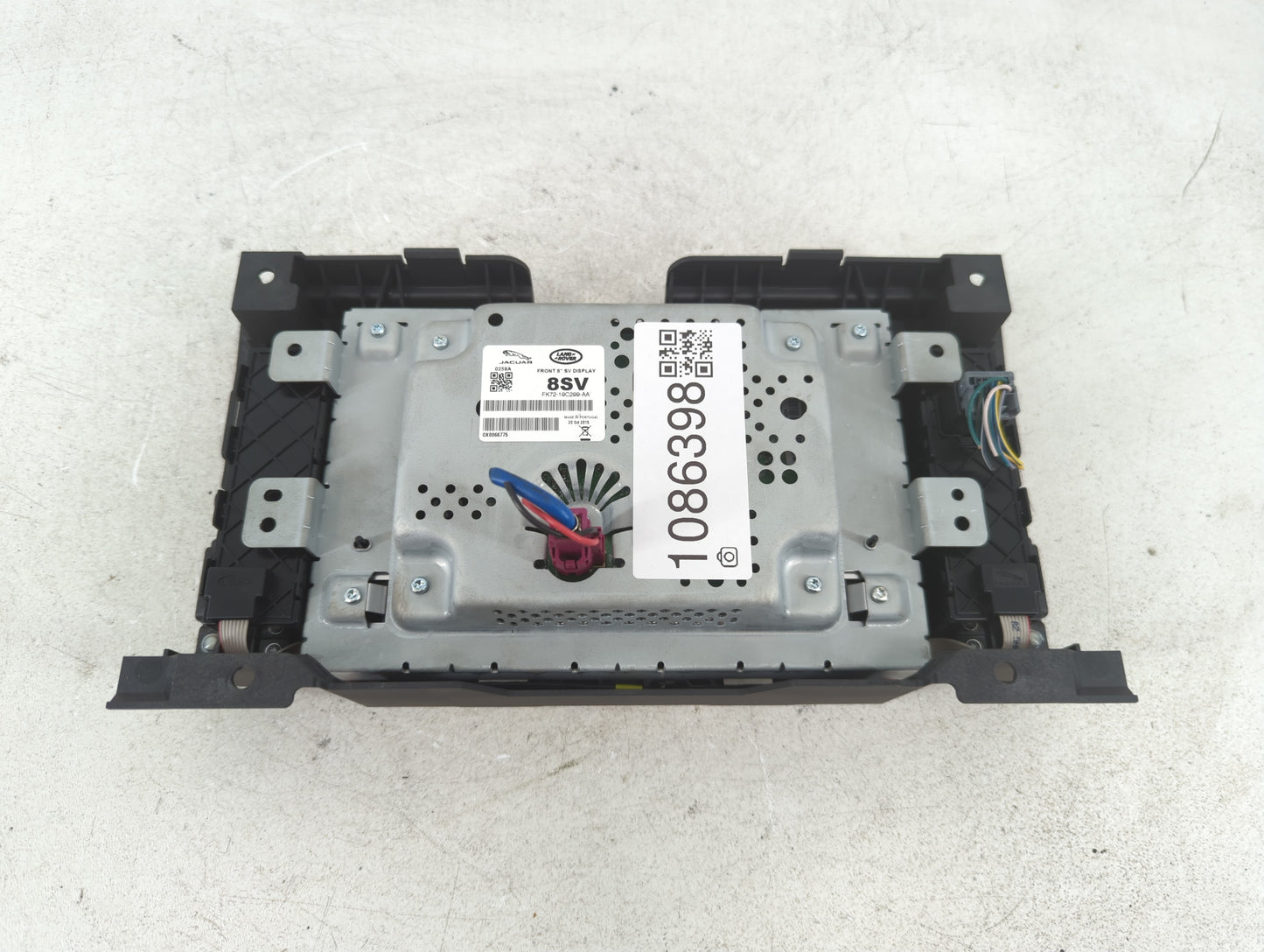 2016-2018 Jaguar Xf Radio AM FM Cd Player Receiver Replacement P/N:FK72-19C299-AA Fits Fits 2016 2017 2018 OEM Used Auto Parts