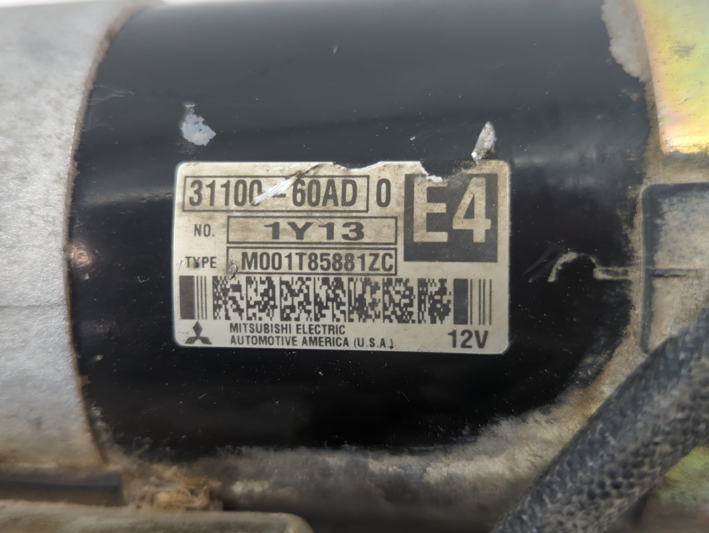 2000-2004 Chevrolet Tracker Car Starter Motor Solenoid OEM P/N:M001T85881ZC 3100-30AD Fits Fits 2000 2001 2002 2003 2004 OEM Used Auto Parts