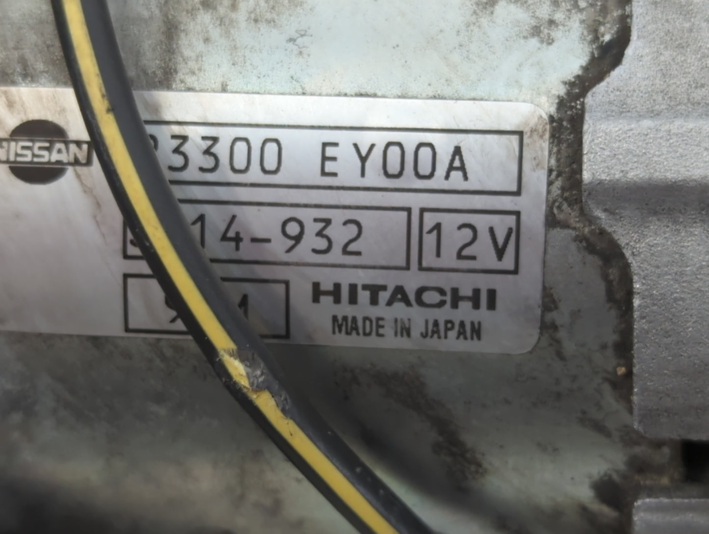 2008-2013 Infiniti G37 Car Starter Motor Solenoid OEM P/N:23300 EY00A Fits OEM Used Auto Parts - Oemusedautoparts1.com
