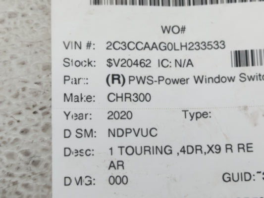 2019-2022 Chrysler 300 Spare Donut Tire Wheel Rim Oem