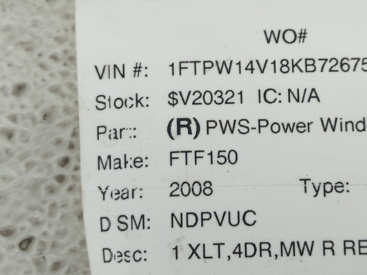 2004-2008 Ford F-150 Spare Donut Tire Wheel Rim Oem