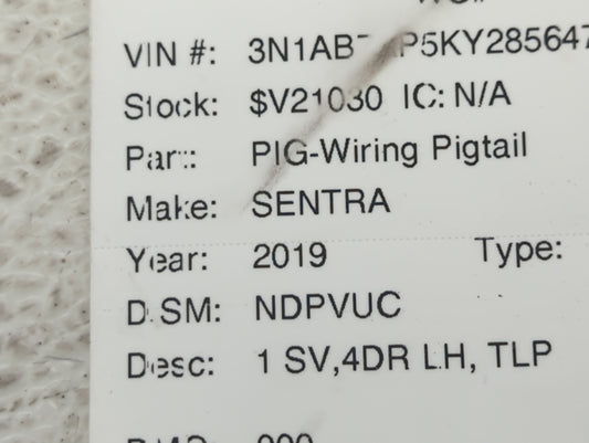 2018-2019 Nissan Sentra Spare Donut Tire Wheel Rim Oem