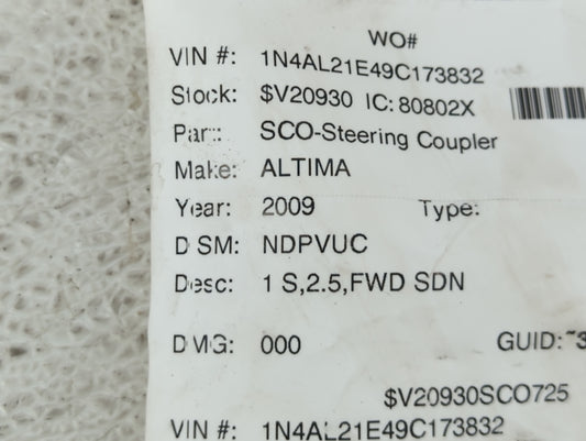 2002-2022 Nissan Altima Spare Donut Tire Wheel Rim Oem