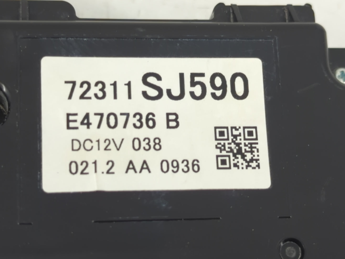 2022 Subaru Forester Climate Control Module Temperature AC/Heater Replacement P/N:72311SJ590 Fits OEM Used Auto Parts - Oemusedautoparts1.com