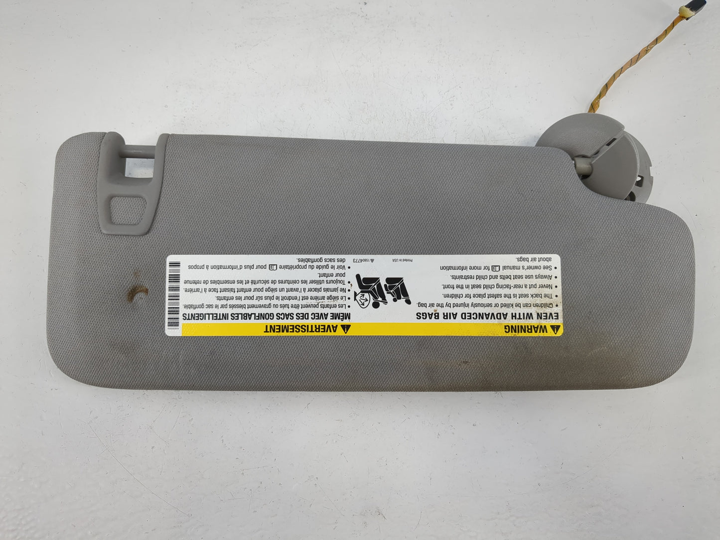 2016-2021 Chevrolet Malibu Sun Visor Shade Replacement Passenger Right Mirror Fits Fits 2016 2017 2018 2019 2020 2021 OEM Used Auto Parts