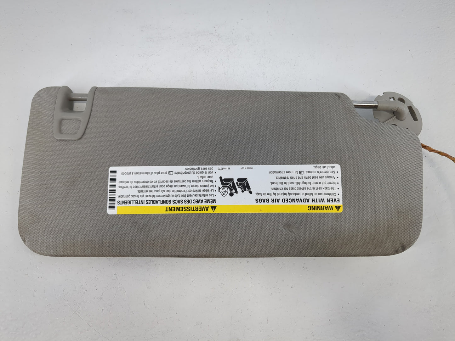 2010-2017 Chevrolet Equinox Sun Visor Shade Replacement Driver Left Mirror Fits Fits 2010 2011 2012 2013 2014 2015 2016 2017 OEM Used Auto Parts