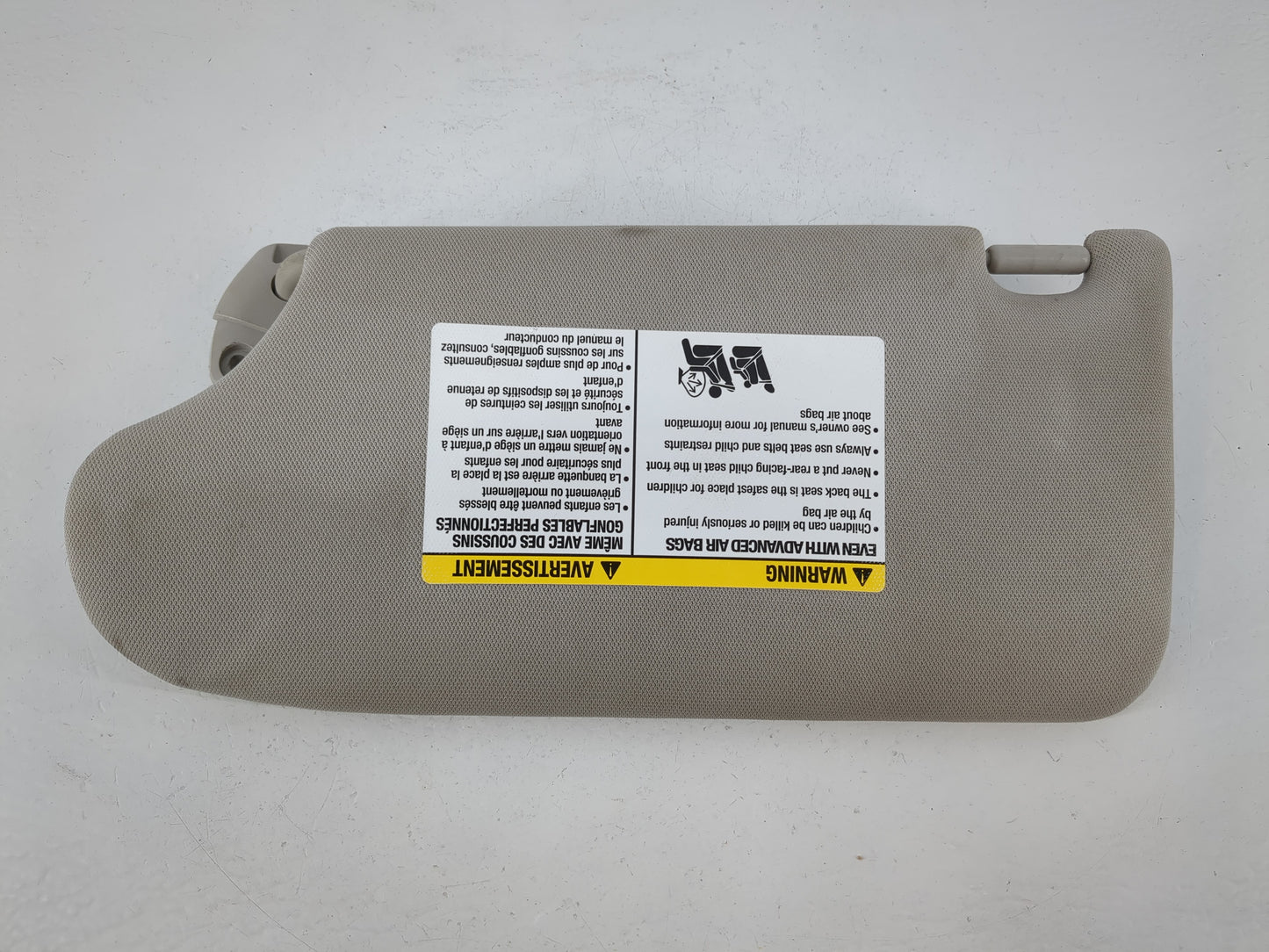 2013-2018 Nissan Altima Sun Visor Shade Replacement Passenger Right Mirror Fits Fits 2013 2014 2015 2016 2017 2018 OEM Used Auto Parts - Oemusedautoparts1.com