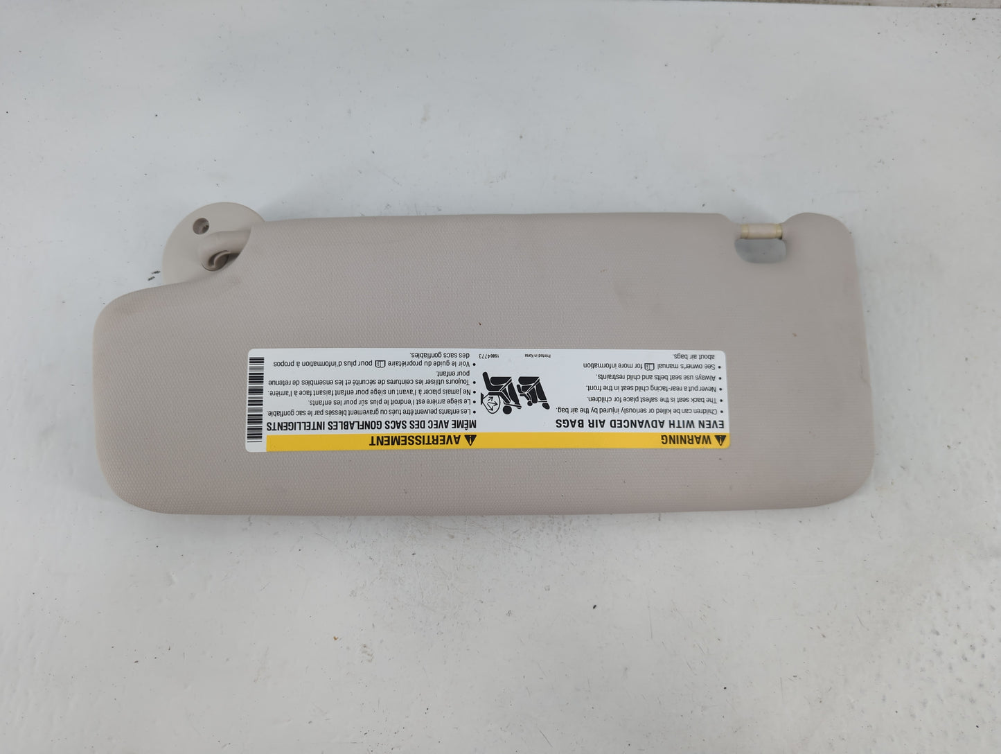 2017-2019 Chevrolet Cruze Sun Visor Shade Replacement Driver Left Mirror Fits Fits 2017 2018 2019 OEM Used Auto Parts