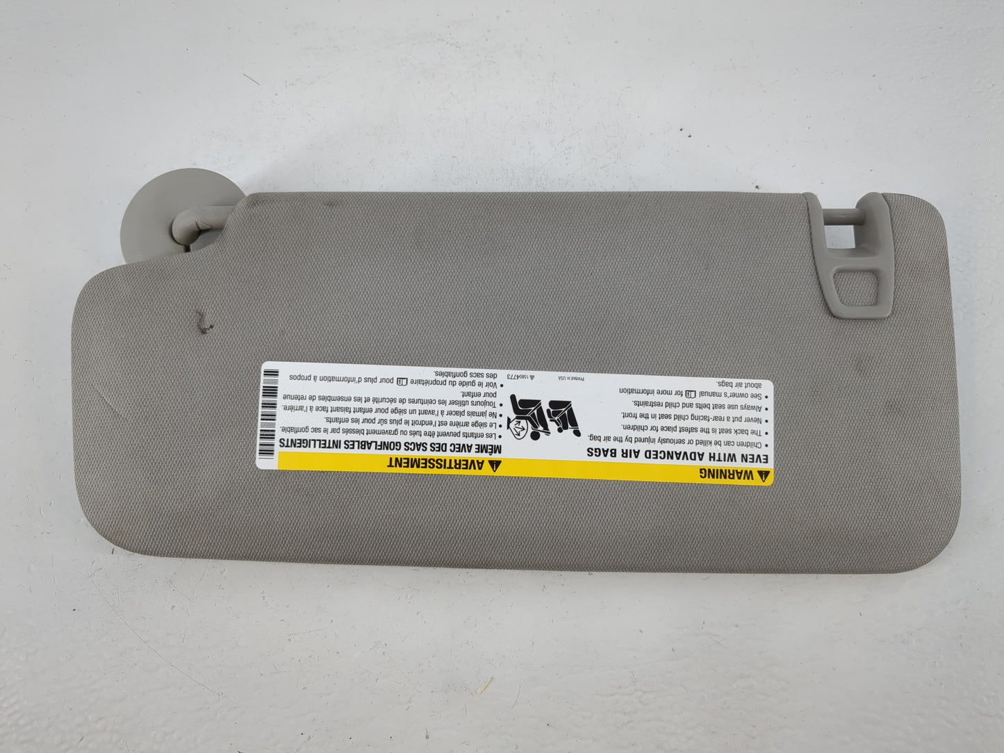 2010-2017 Chevrolet Equinox Sun Visor Shade Replacement Passenger Right Mirror Fits Fits 2010 2011 2012 2013 2014 2015 2016 2017 OEM Used Auto Parts